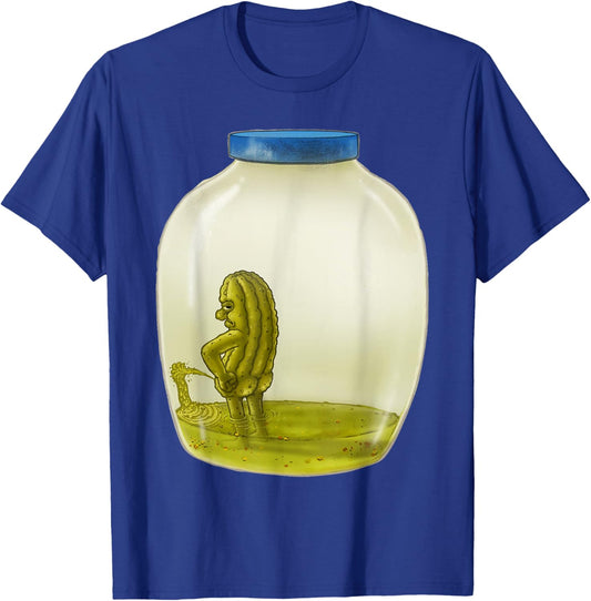 Signed Fine Art - Piss and Vinegar - Funny Grumpy Pickle Pee T-Shirt - T-Shirt | Royal