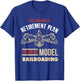 Model Train Retirement Shirt Retired Model Railway Gift T-Shirt - T-Shirt | Royal