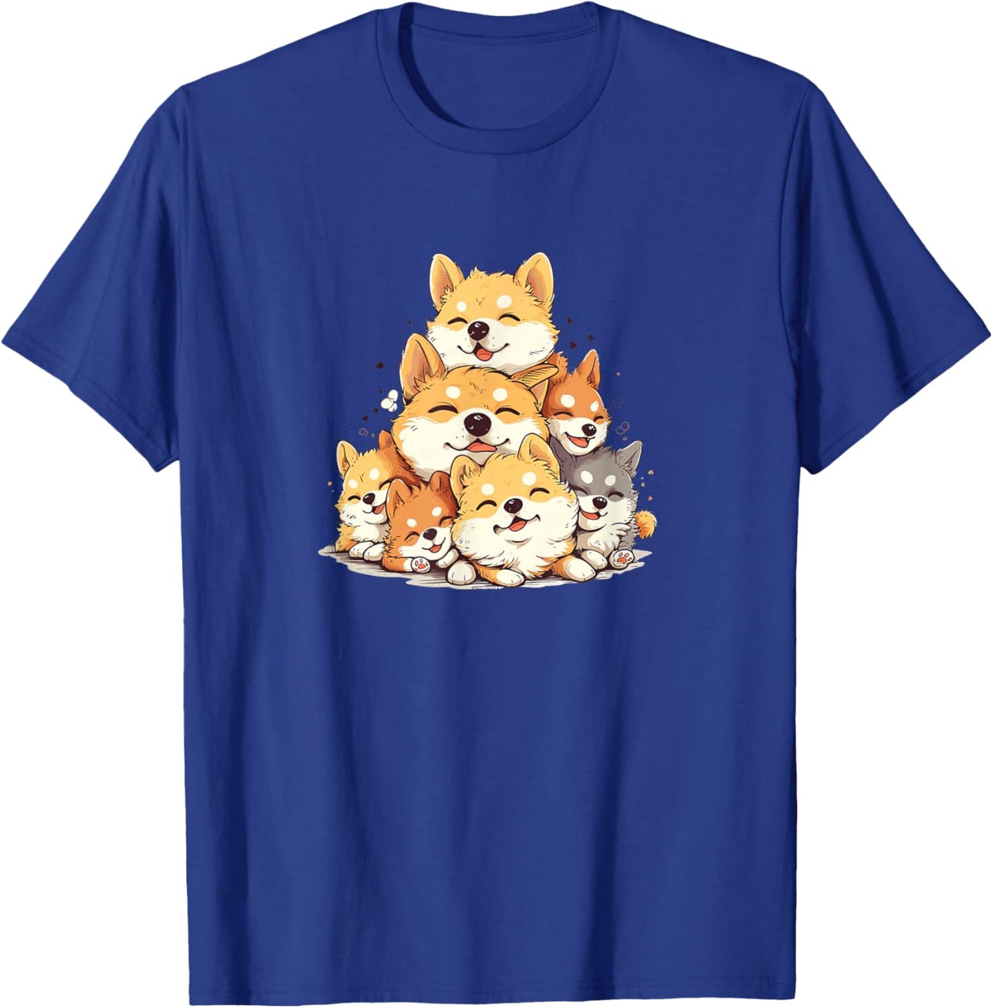 Cute Kawaii Corgi Dog Boys Girls Kids T-Shirt - T-Shirt | Royal