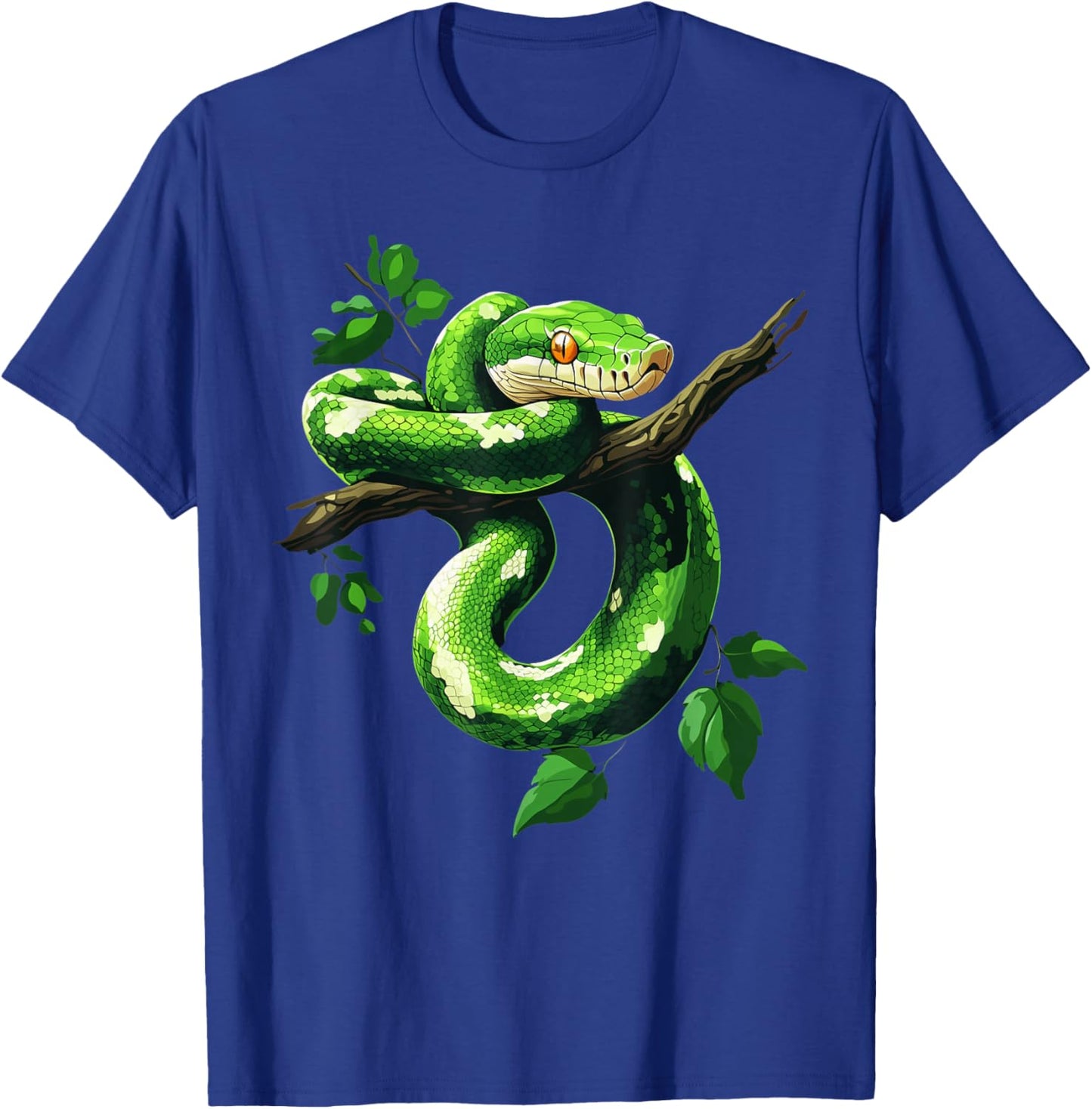Green Tree Python Owner Reptiles for Snake Lover T-Shirt - T-Shirt | Royal