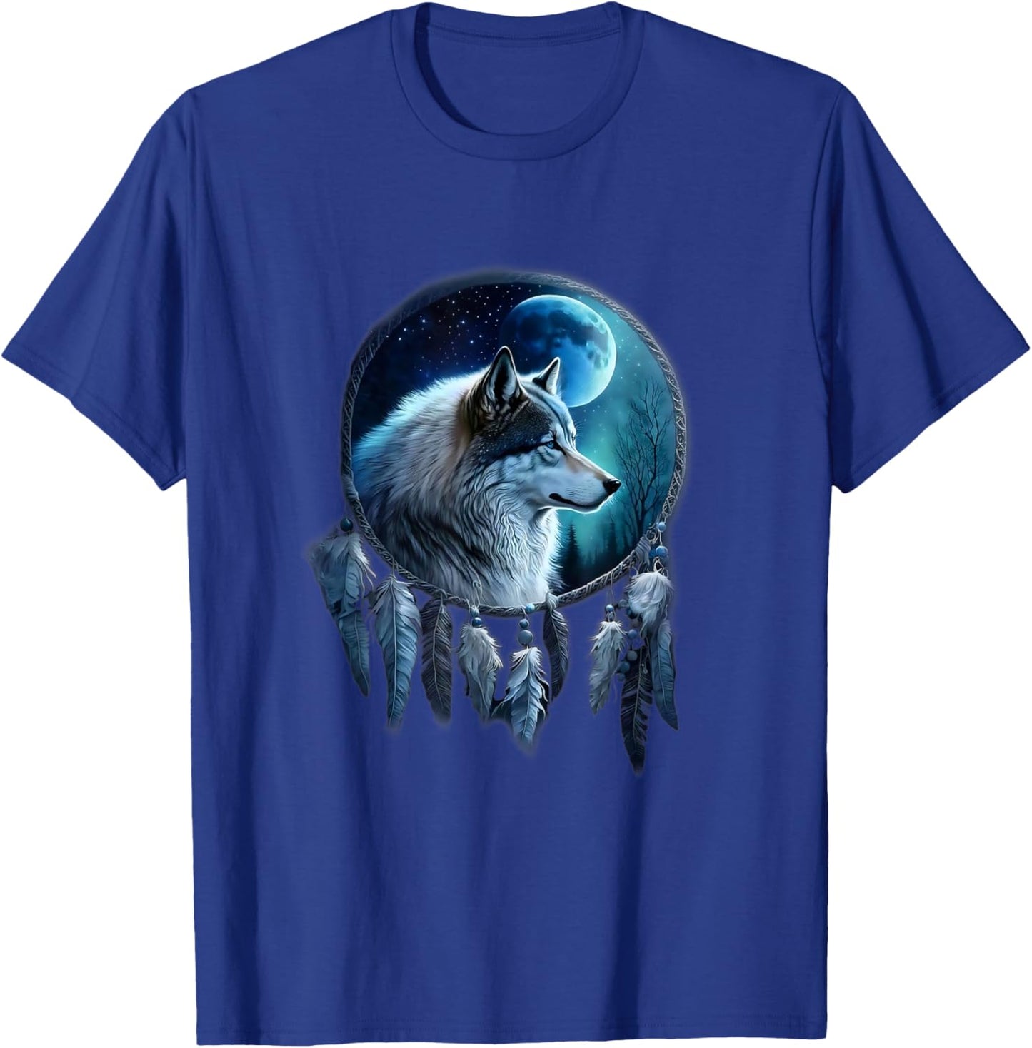Love wolf Women Shirt wolf Lovers for kids and girls T-Shirt - T-Shirt | Royal