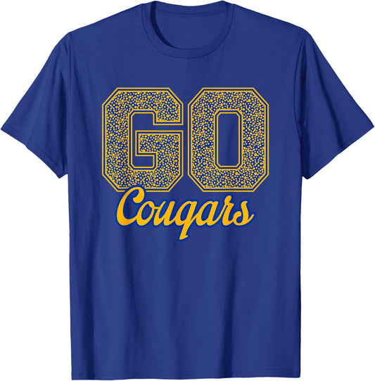 Clovis Cougars GO! School Pride T-Shirt - T-Shirt | Royal