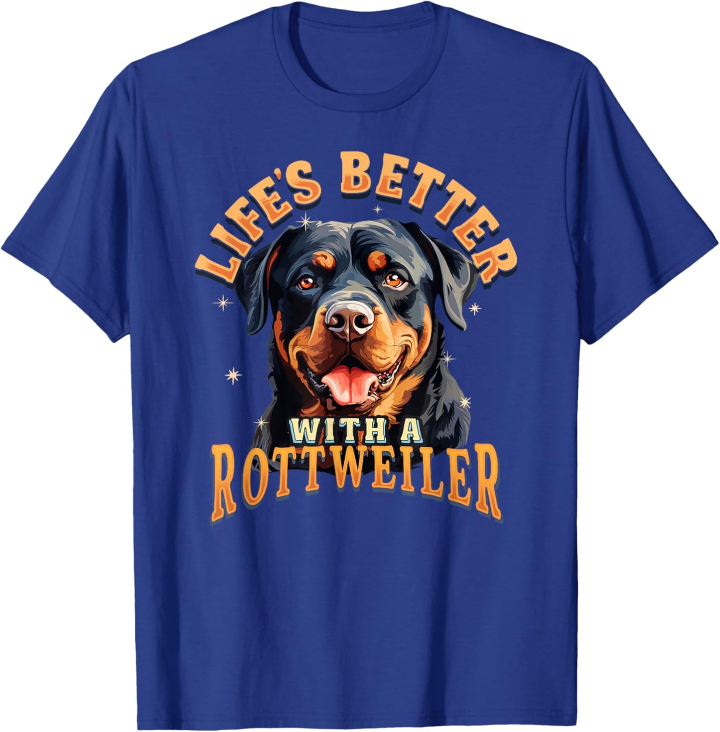 Rottweiler Dog Rott Mom Puppy Rottie Men Women T-Shirt - T-Shirt | Royal