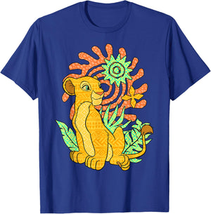 Disney The Lion King Nala Geometric Pattern Portrait T-Shirt - T-Shirt | Royal