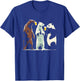 Panda Brown Polar Bear Drinking Beer - Funny Graphic Beer T-Shirt - T-Shirt | Royal