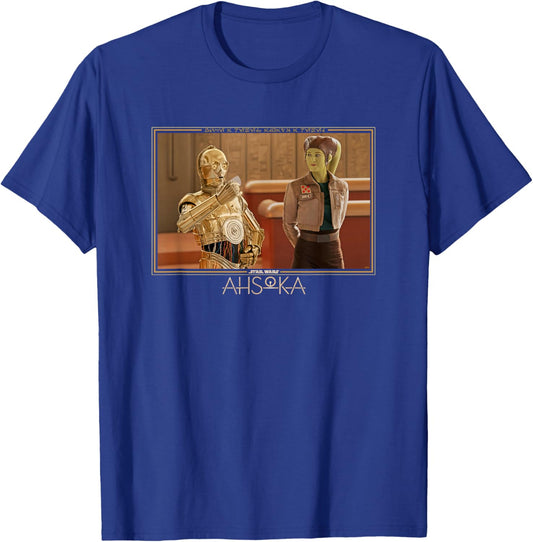 Star Wars Ahsoka Part 7 Hera Syndulla & C-3PO Always a Rebel T-Shirt - T-Shirt | Royal