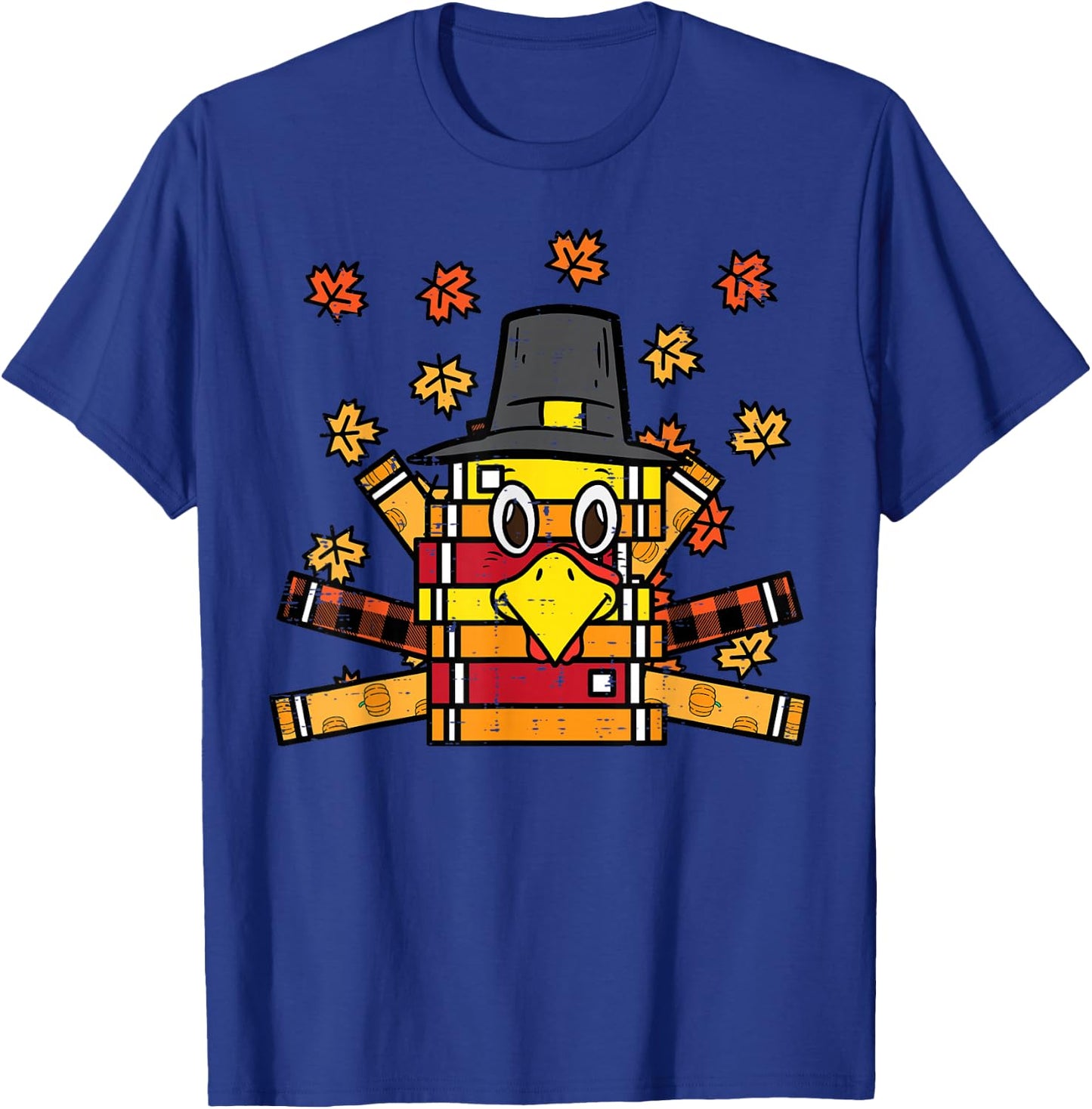 Books Turkey Funny Read Thanksgiving Teacher Fall Men Women T-Shirt - T-Shirt | Royal