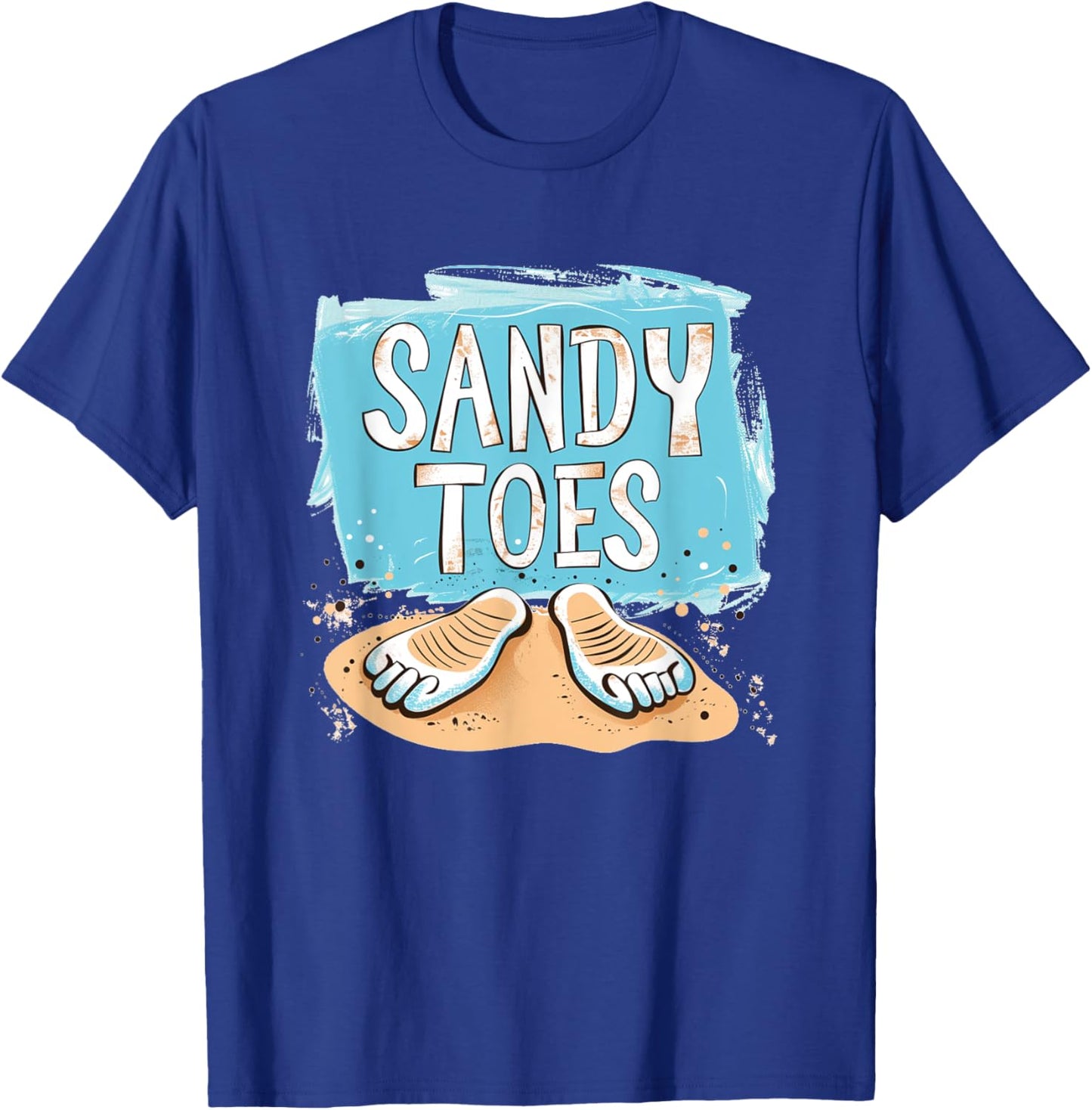Pretty sandy Toes in Summer for Vacation Lovers T-Shirt - T-Shirt | Royal