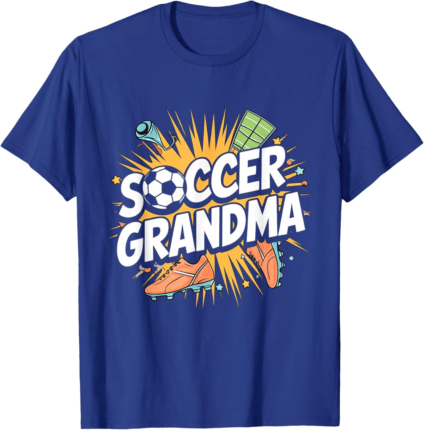 Soccer Grandma Grandmother Soccer Player T-Shirt - T-Shirt | Royal