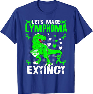 Non Hodgkins Lymphoma Awareness Trex for Kids Boys T-Shirt - T-Shirt | Royal