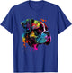Boxer Dog Lovers Pop Art Design Cute Boxer Dog T-Shirt - T-Shirt | Royal