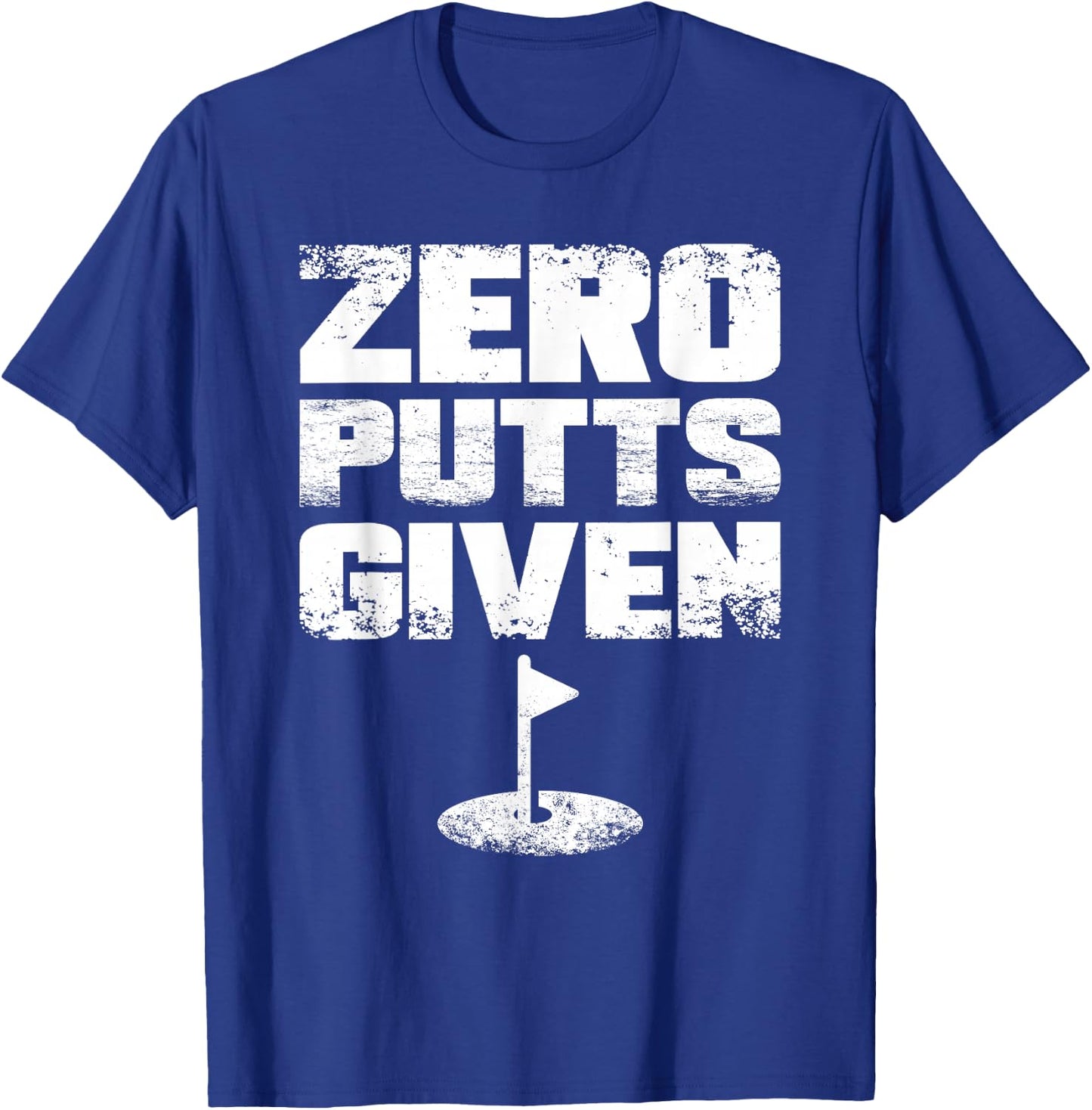 Golf Stuff Men's Black Modern Fun Golf , Small, , Short Sleeve, Classic Fit, Polyester 100% T-Shirt - T-Shirt | Royal