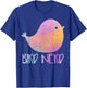 Avid Birder Birdwatching - Twitcher Birding Bird Nerd T-Shirt - T-Shirt | Royal