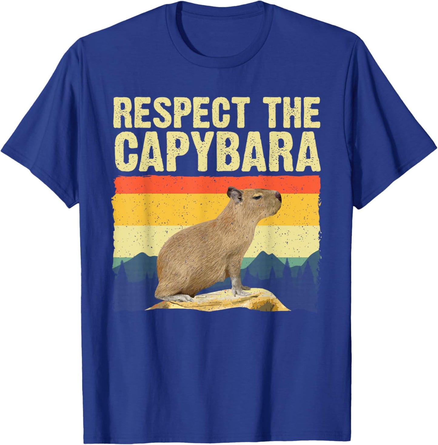 Capybara Art Women Kids Rodent Animal Lover Capybara T-Shirt - T-Shirt | Royal