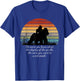 The More You Learn About the Dignity of the Gorilla retro T-Shirt - T-Shirt | Royal