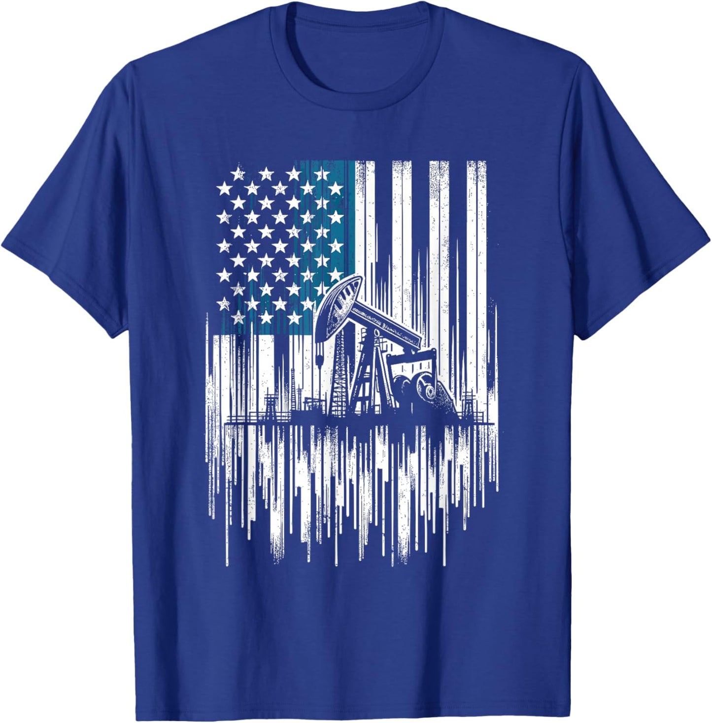 Oilfield Worker T-Shirt - T-Shirt | Royal