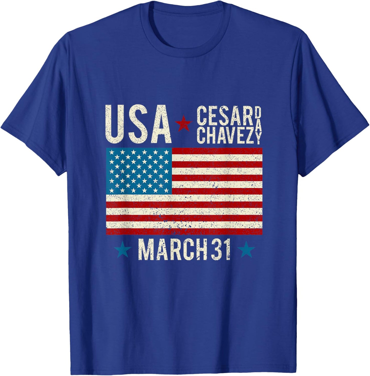 Cesar Chavez Day I 31 March Holiday Si Se Puede T-Shirt - T-Shirt | Royal