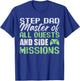 Gamer Stepdad Fathers Day, Step Dad Master Of All Quests T-Shirt - T-Shirt | Royal