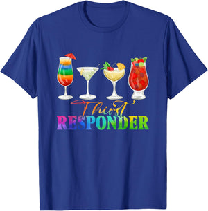 Thirst Response Responder Funny Bartender Mixologists T-Shirt - T-Shirt | Royal