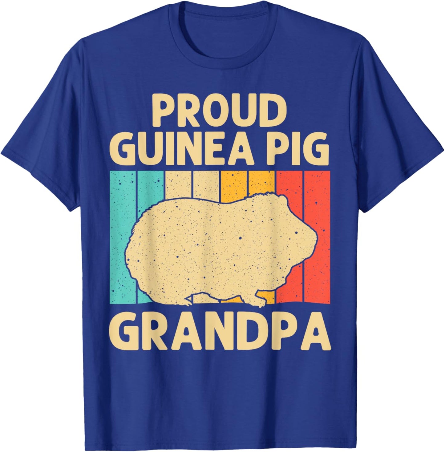 Funny Guinea Pig For Grandpa Potato Pet Lover Fluffy T-Shirt - T-Shirt | Royal