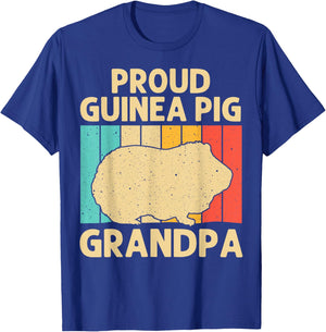 Funny Guinea Pig For Grandpa Potato Pet Lover Fluffy T-Shirt - T-Shirt | Royal