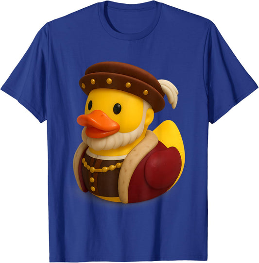 Rubber Duck Henry VIII 8th Eighth Historical Figure T-Shirt - T-Shirt | Royal