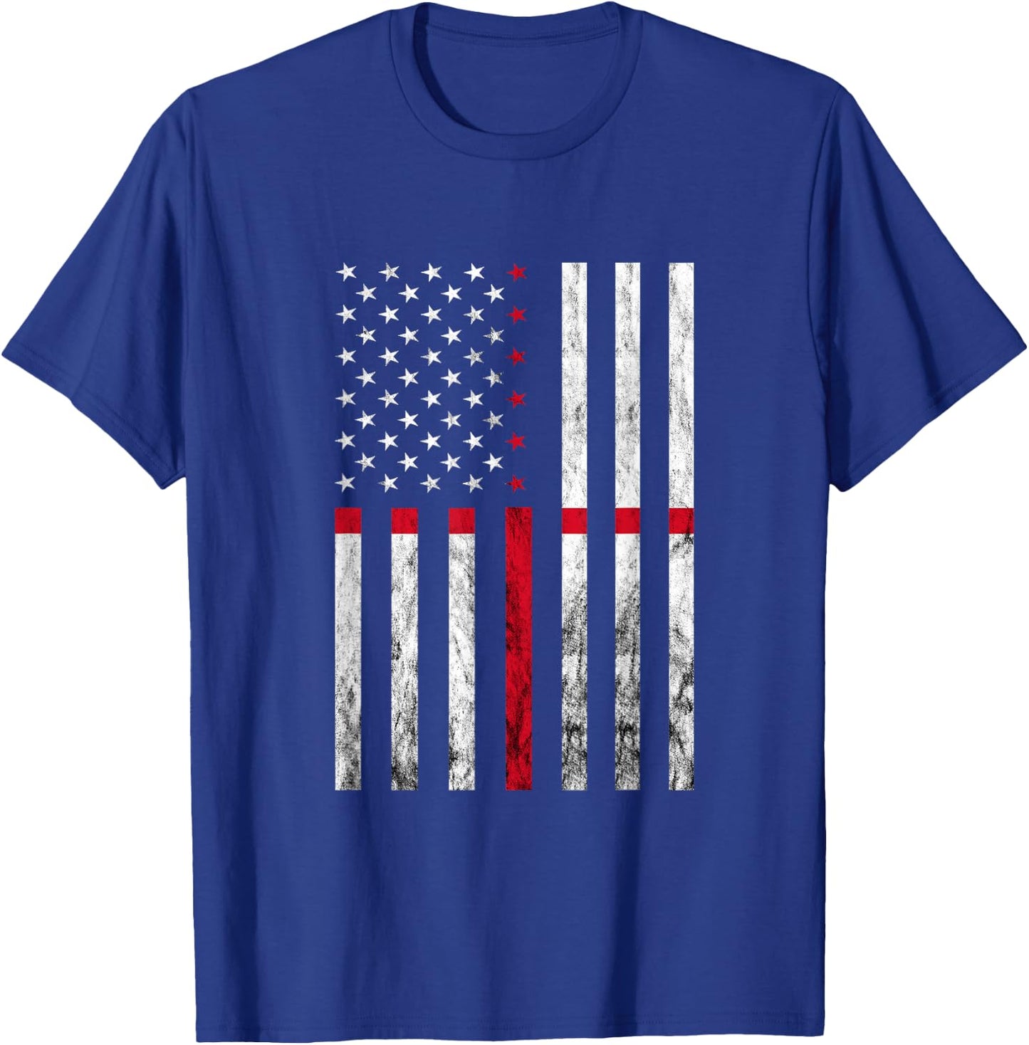 Vintage USA America English Flag St George's Cross England T-Shirt - T-Shirt | Royal
