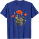 Vintage Kalifornische Mohnblume Blumen T-Shirt - T-Shirt | Royal