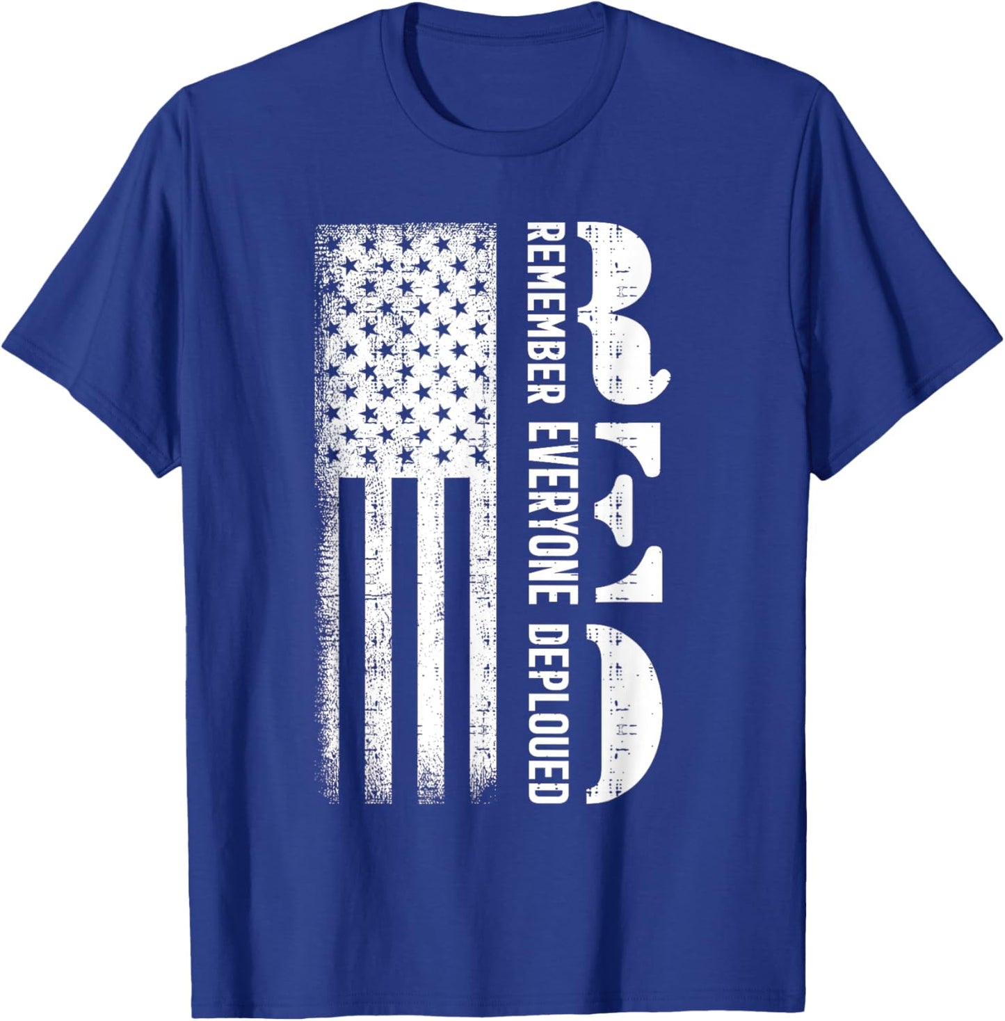 Remember Everyone Veteran Deployed RED Friday T-Shirt - T-Shirt | Royal