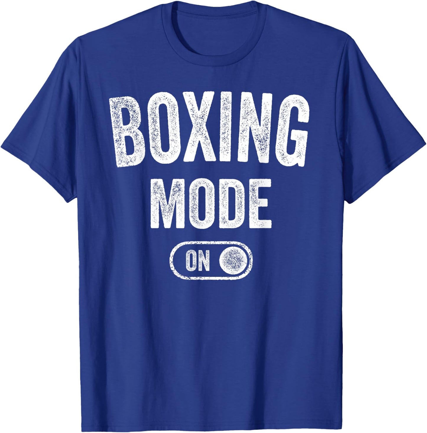 Boxing Mode On Funny Boxer Gift Fighter Coach Training T-Shirt - T-Shirt | Royal