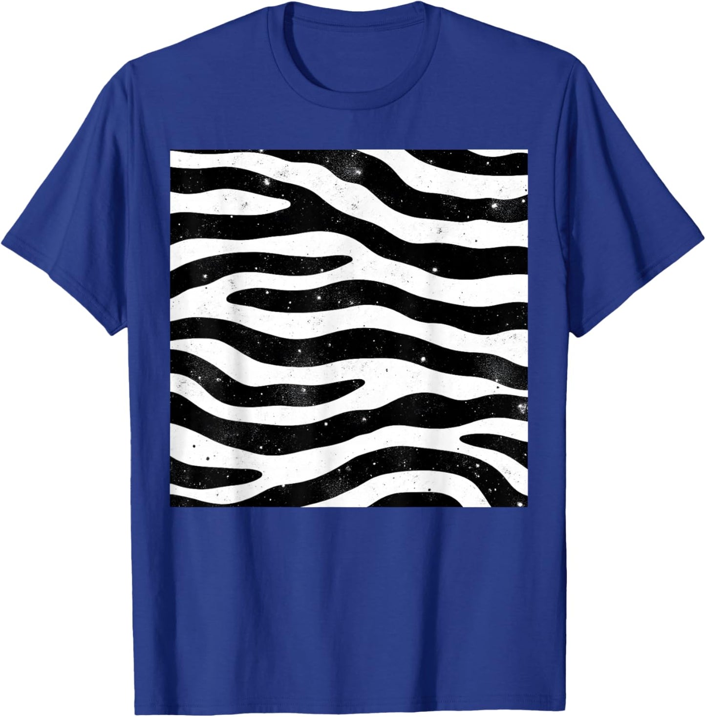 Zebra Print Pattern Women Girls Animal Zebra T-Shirt - T-Shirt | Royal