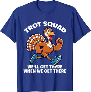 Thanksgiving Turkey Running Outfit Gear Costume Turkey Trot T-Shirt - T-Shirt | Royal