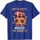 Flying Spaghetti Monster FSM Worship The Spaghetti T-Shirt - T-Shirt | Royal