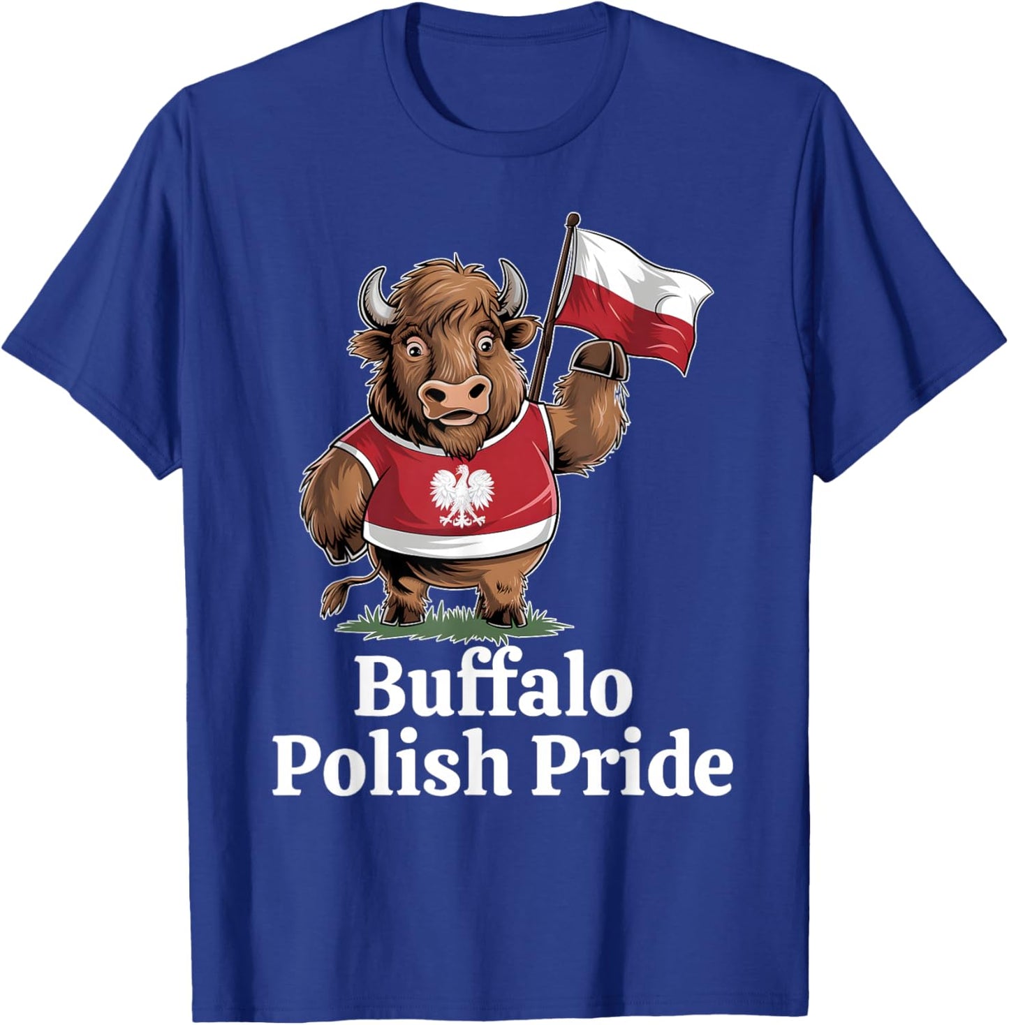Buffalo Polish Pride Dyngus Day 2025 Polish American T-Shirt - T-Shirt | Royal