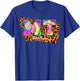 Big Sky Country Montana MT Map Tie Dye Treasure State T-Shirt - T-Shirt | Royal