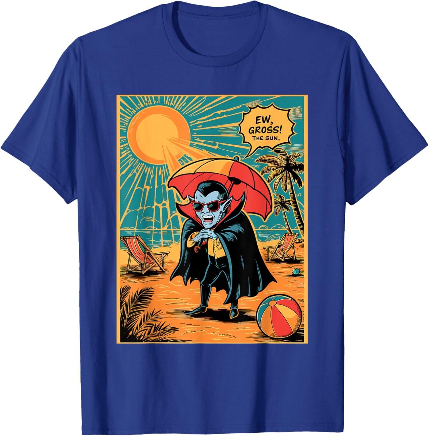Ew Gross The Sun Gothic T-Shirt - T-Shirt | Royal