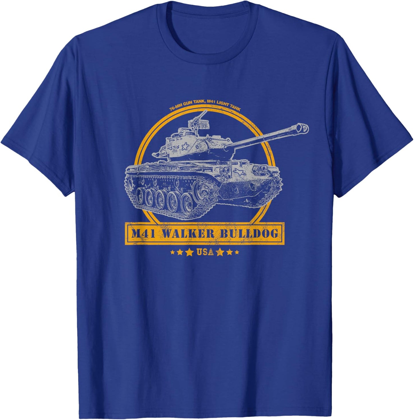 M41 Walker Bulldog Light Tank Men Women T-Shirt - T-Shirt | Royal