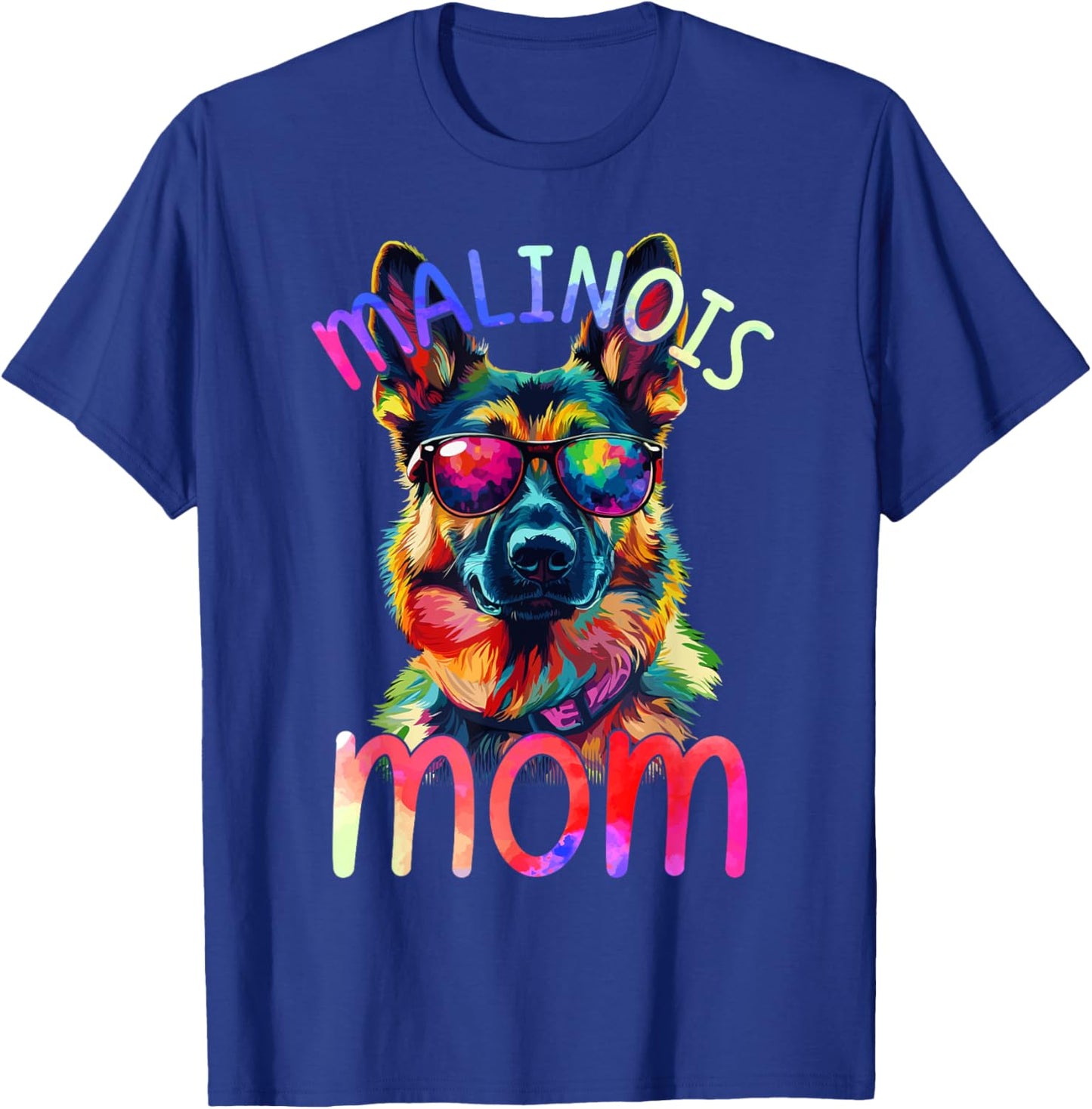 Belgique Malinois Lovers Pop Art Femmes Belgique Malinois Mom T-Shirt - T-Shirt | Royal