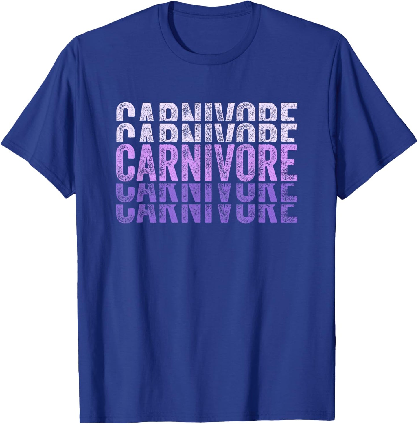 Vintage Carnivore Diet Purple Meat Eater T-Shirt - T-Shirt | Royal