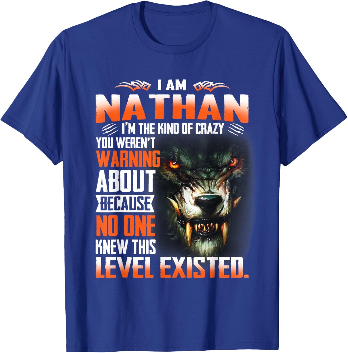 Funny Nathan Shirt - Nathan First Name T-Shirt - T-Shirt | Royal