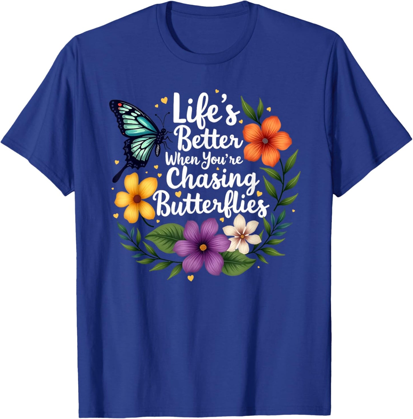 Butterfly Dreams Colorful Majestic Monarch Butterflies T-Shirt - T-Shirt | Royal