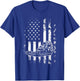 American US Flag Airboat T-Shirt - T-Shirt | Royal