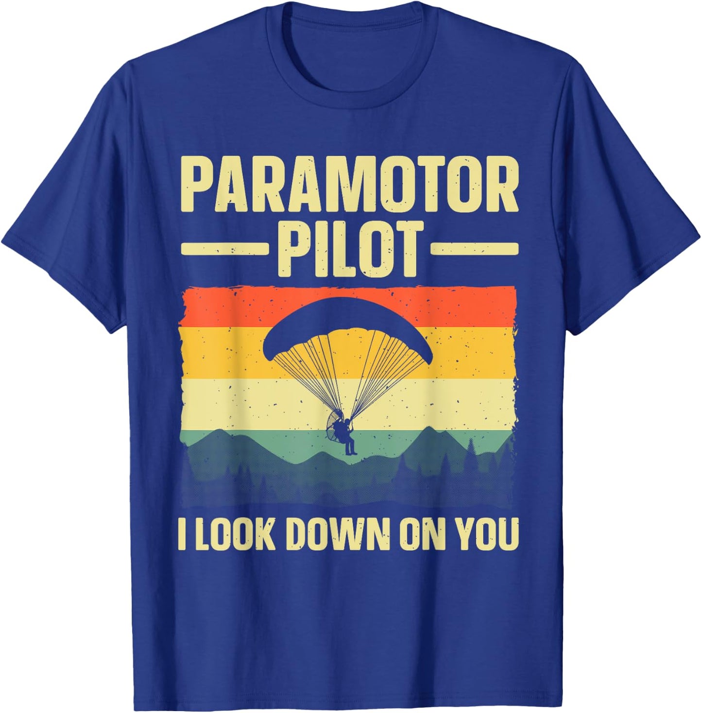 Funny Paramotor Art Women Paraglider Paramotor Lover T-Shirt - T-Shirt | Royal