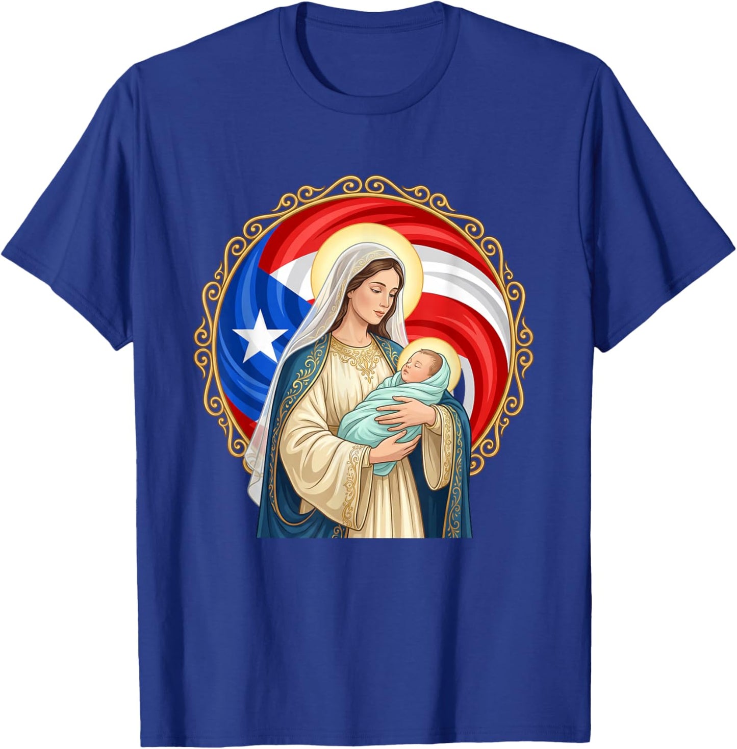 Virgen de La Providencia. Patrona de Puerto Rico T-Shirt - T-Shirt | Royal
