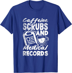 Medical Scribe Medical Records Healthcare Documentation T-Shirt - T-Shirt | Royal