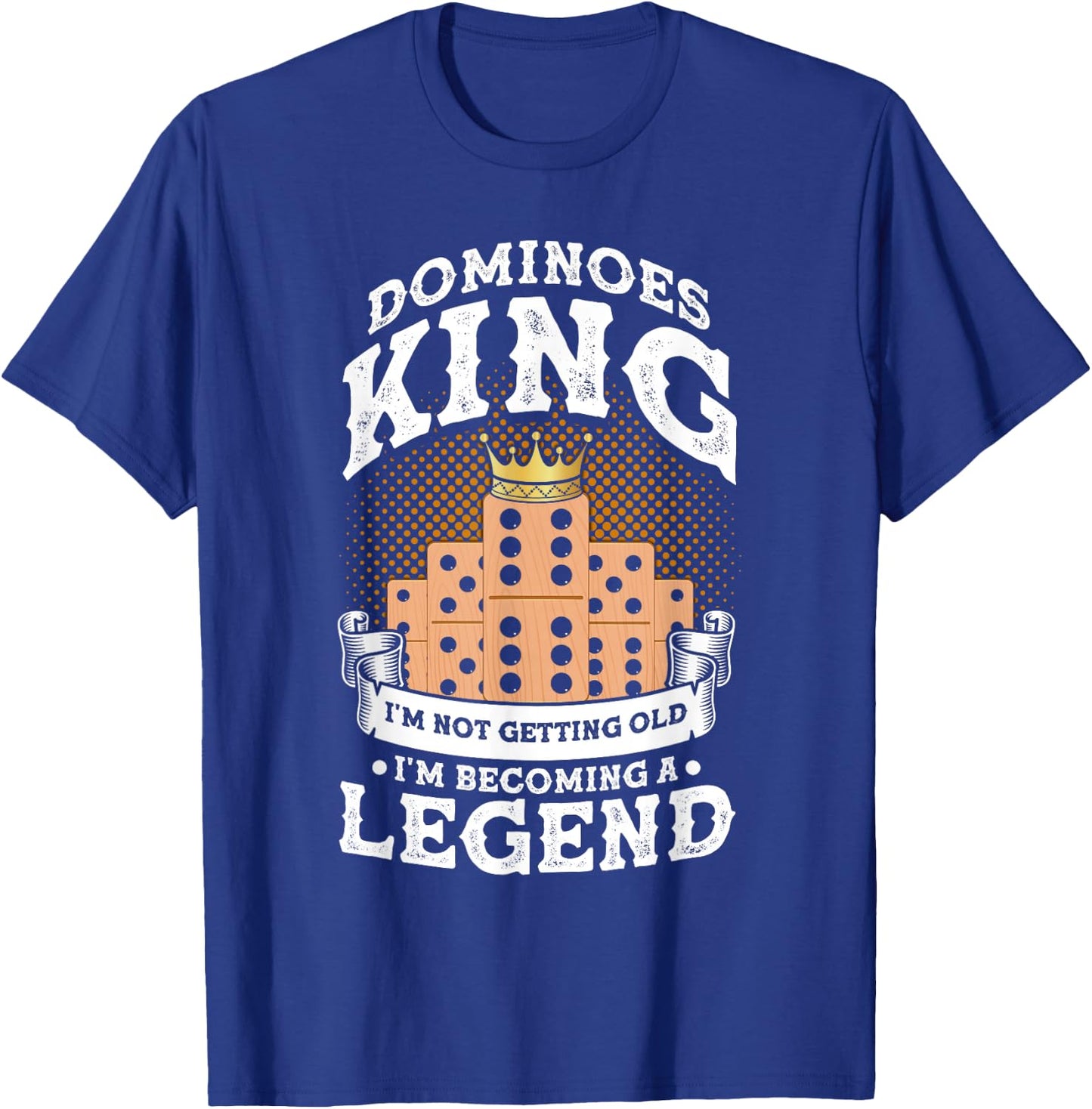 Domino Tile Game Domino Player Domino Game T-Shirt - T-Shirt | Royal