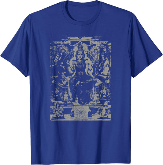 Hindu Book Tripura Upanishad - Sacred Sri Yantra T-Shirt - T-Shirt | Royal
