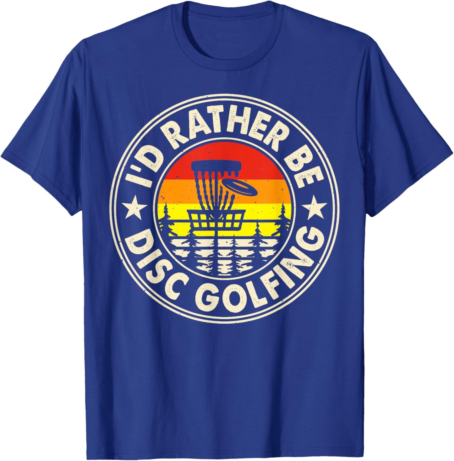 Disc Golf Shirt Disc Golf Apparel Disc Golf Accessories T-Shirt - T-Shirt | Royal