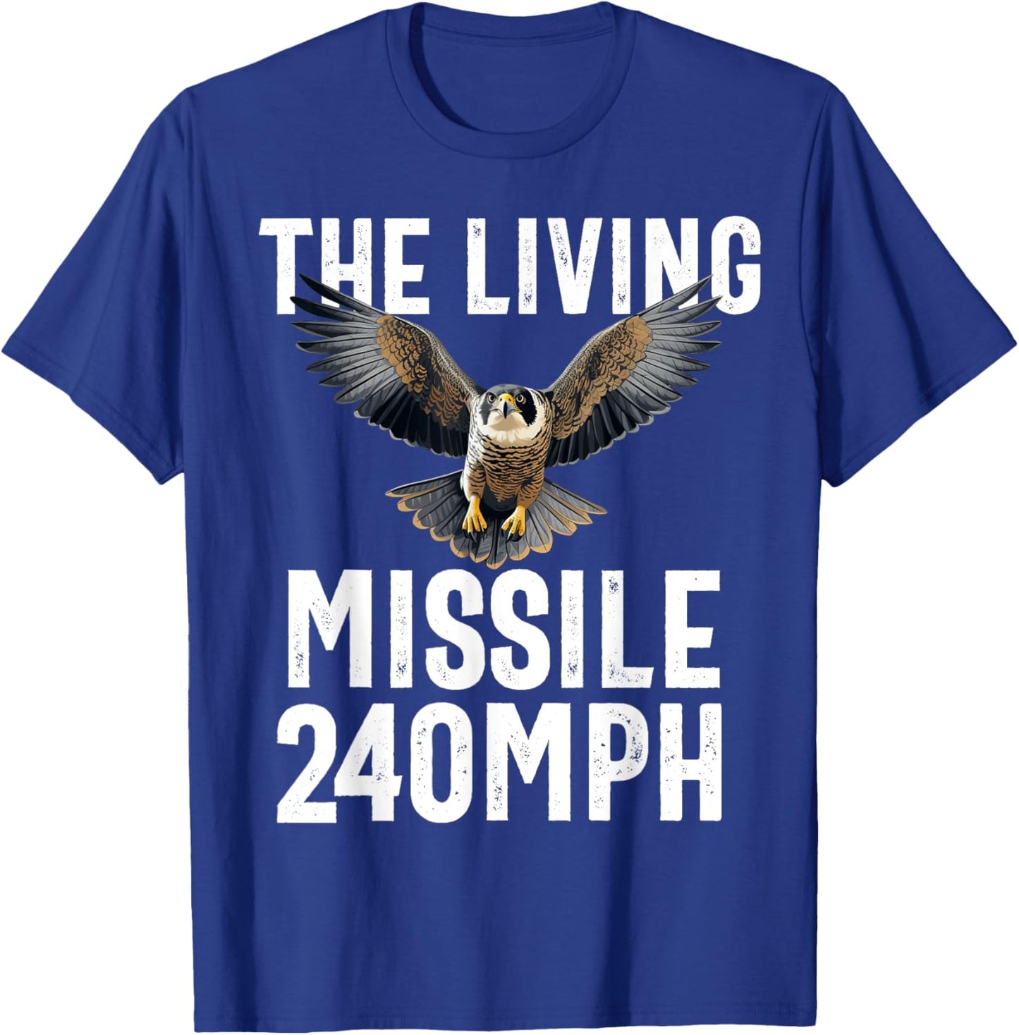 Peregrine Falcon Men Women Falconer Falconry BirdWatching T-Shirt - T-Shirt | Royal