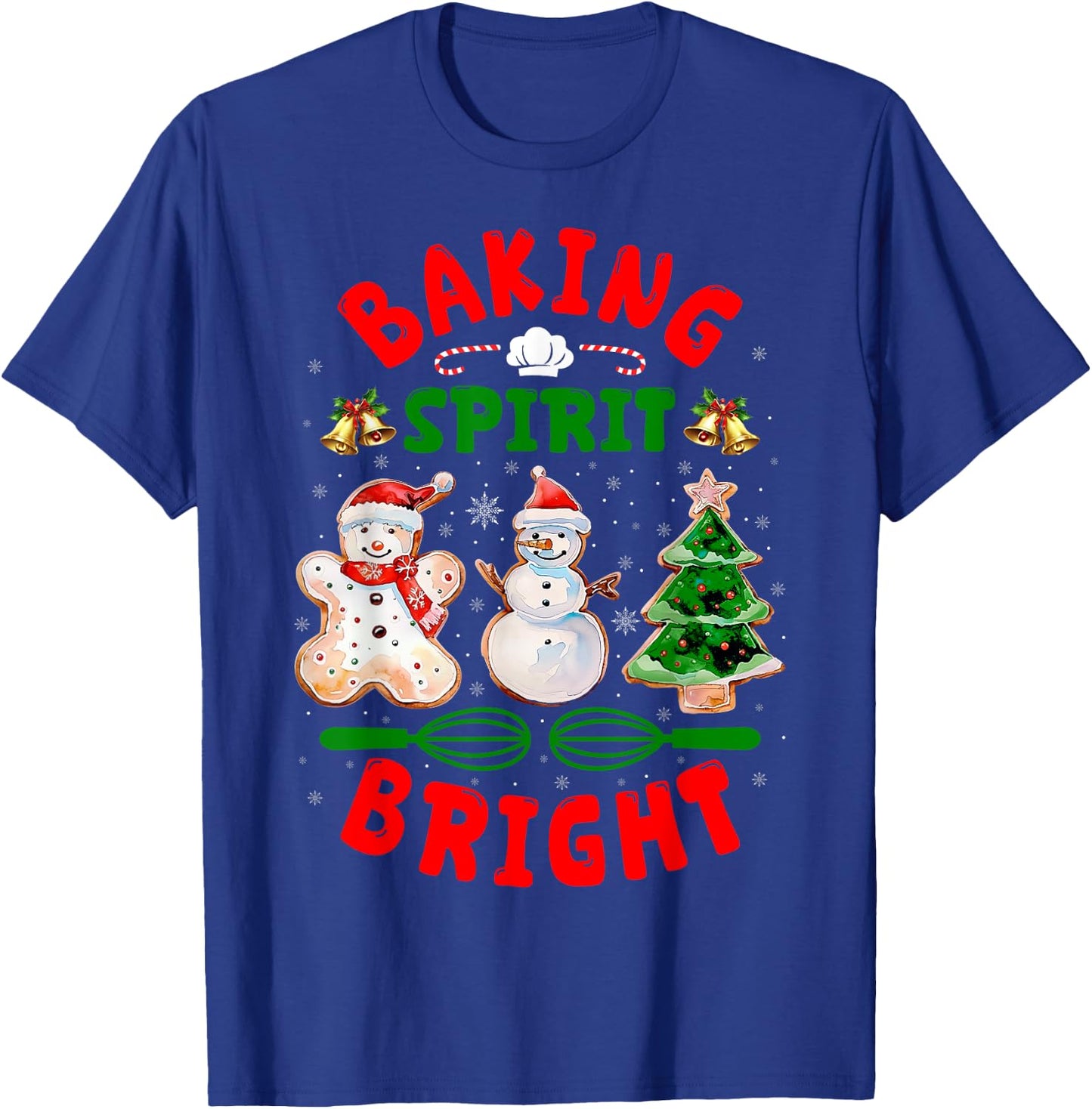 Baking Spirit Bright Donut Christmas Tree Xmas Cookie Kids T-Shirt - T-Shirt | Royal